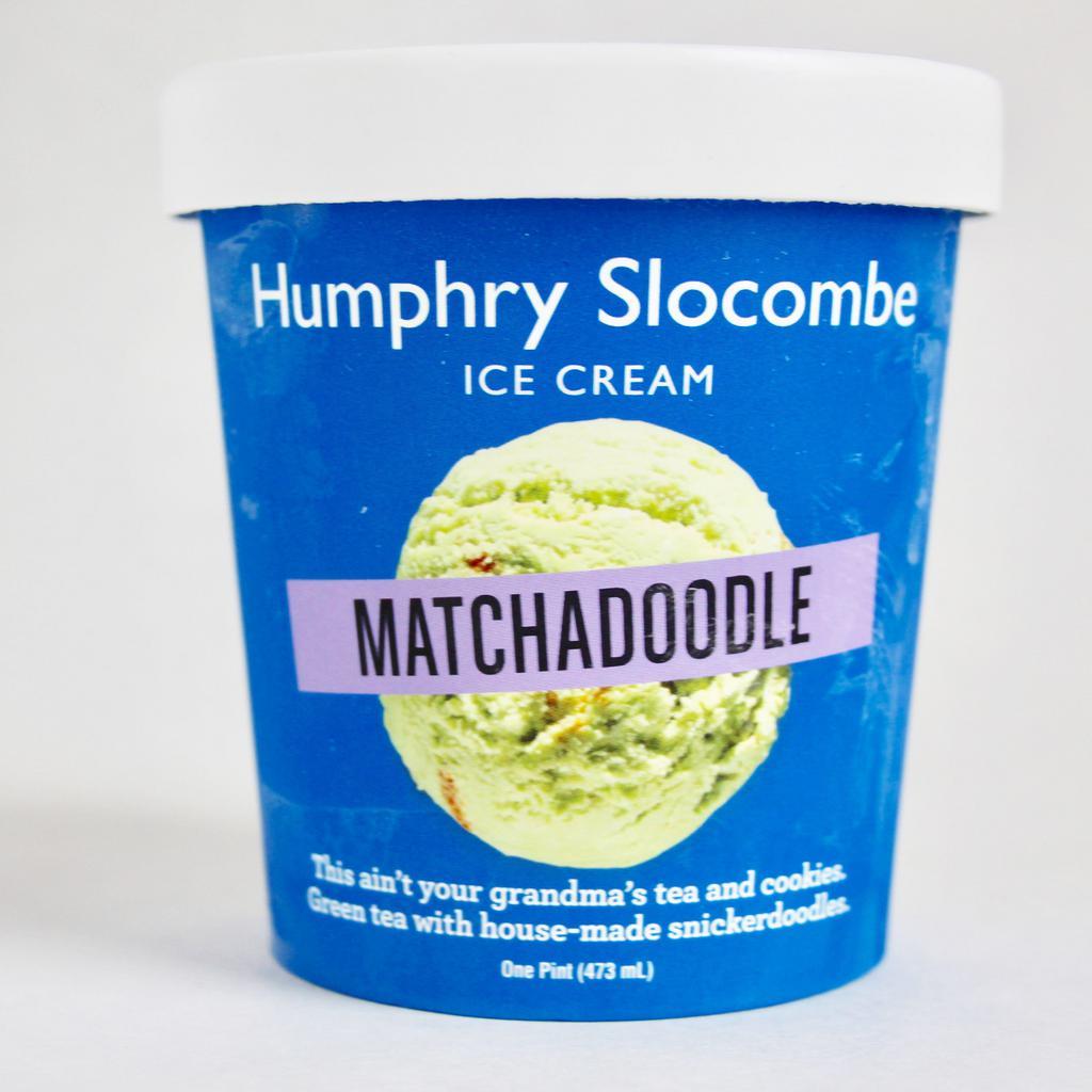 Humphry Slocombe Matchadoodle · Housemade snickerdoodle cookies and the best green tea from Kyoto come together for an incredible flavor combination. Contains gluten, eggs, and dairy. We cannot make substitutions.