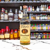 Tito's Handmade Vodka · 750 ml. 40% ABV. Must be 21 to purchase.