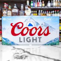 Light Lager Coors Light · 18 pack, 12 oz. cans. Abv. 4.2%. Must be 21 to purchase.