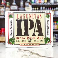 Lagunitas Brewing Company IPA · India Pale Ale. ABV. 6.2%. 12 pack, 12 oz. bottles. Must be 21 to purchase.
