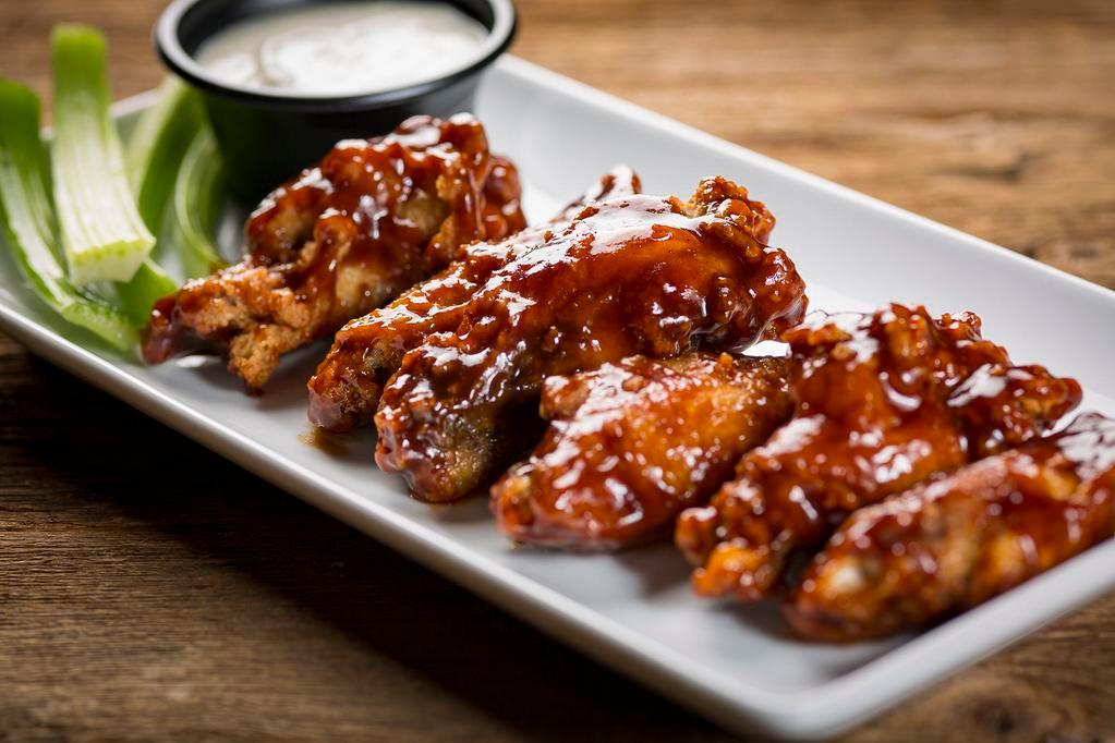 Rosati's Jumbo Wings · Rosati's jumbo wings are tossed in the sauce of your choice , side of dipping sauce & celery sticks and carrot sticks.