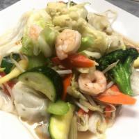 Mixed Vegetables · Stir-fried assorted vegetables with choice of meat.