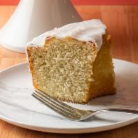 Slice: Lemon Pound Cake · Get your citrus fix with a delightful lemon pound cake topped off with a delicate lemon glaz...