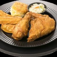 2 Piece Dinner · Includes 2 pieces of Crispy Ranch chicken, coleslaw and biscuit plus your choice of potato. ...