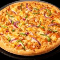 Sweet Chili - Medium · Chicken, Red Onions, Green Peppers, Pineapple, Sweet Chili Drizzle