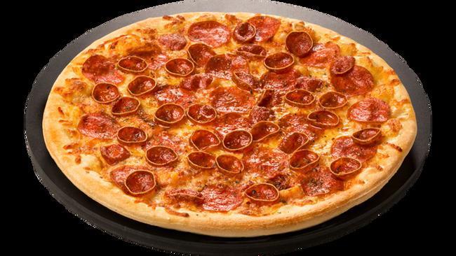 Pepperoni Pizza - Large · Two types of Pepperoni, Trail Dust Seasoning