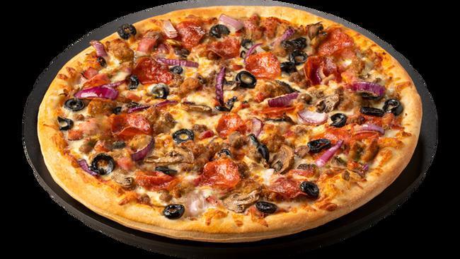 GS-Roundup · Beef, Pepperoni, Italian Sausage, Red Onions, Mushrooms, Black Olives