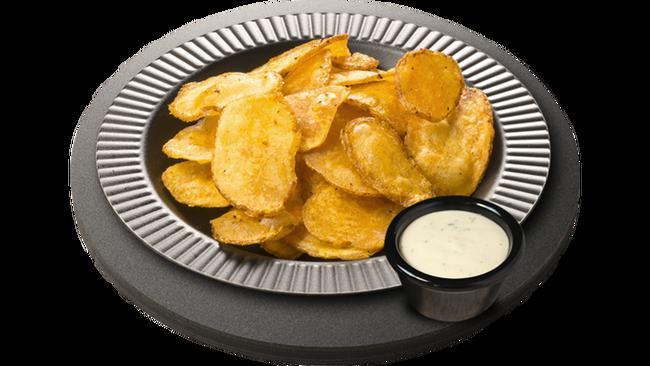 Ranch Chips · Ranch Chips are crispy and seasoned to perfection. Ranch dressing included.