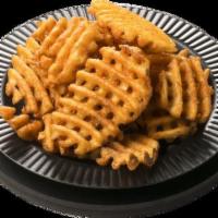 Waffle Fries · Waffle Fries are crispy and seasoned to perfection.