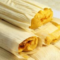Hot Tamales · Dough wrapped around a filling and steamed in a corn husk or banana leaf.