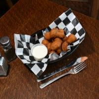 Fried Mushrooms · Served with ranch.
