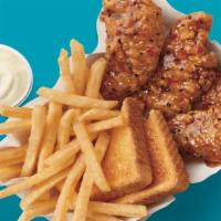 Sweet & Tangy Chicken Strip Basket · A DQ® signature, 100% all-tenderloin white meat chicken strips toasted in Sweet and Tangy sa...