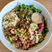 Poke Bowl Regular (3 Scoops) · 3 Scoops of Fresh poke served with your choice of base, mix-ins, sides, and sauces.