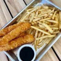 Fried Shrimp and Fries Basket · Japanese fried shrimp served with french fries.