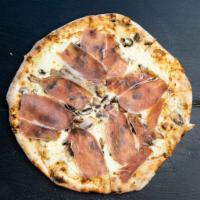 Pizza Prosciutto ＆ Mushroom · MOZZARELLA, MUSHROOMS, PROSCIUTTO CRUDO