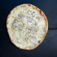 Pizza Gorgonzola · MOZZARELLA, GORGONZOLA, RED ONIONS