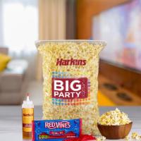 Big Party Popcorn + · It's not just big - It's really big!  Big enough to serve 10 people. Harkins Theatres Award-...