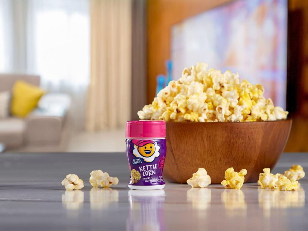 Kettle Corn Kernel Seasoning (.9 oz.) · Made with real cane sugar, Kettle Corn seasoning lets you capture that flavor at home (popcorn sold separately).