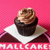 Choco-Holic Cupcake · Chocolate cake with chocolate buttercream topped with Valrhona chocolate sprinkles.