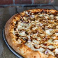 Brooklyn BBQ Bird Pizza · Fresh roasted chicken, BBQ sauce and red onions. Make it a Snow Bird by adding pineapple for...