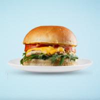 Countryside Cheese Burger · Our signature patty with fresh lettuce, tomatoes, pickles, mayo, beef patty, and American ch...