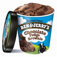 Ben & Jerry's Chocolate Fudge Brownie (1 Pint) · Fudgy chunks of brownie goodness mixed into dark and rich chocolate ice cream. Sounds like a...