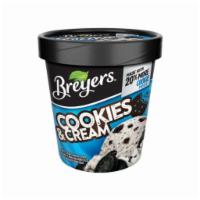 Breyers Cookies & Cream (1 Pint) · Dive into Breyers® rich and creamy vanilla loaded with scrumptious, crème-filled chocolate c...