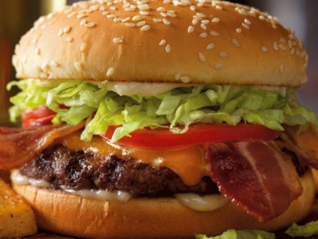Bacon Cheeseburger · Bacon. It makes everything better. Even our cheeseburger, which is already tough to beat. Topped with mayo, lettuce, tomatoes.