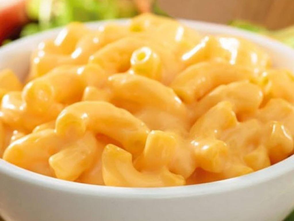 Kids Mac It Yours · Macaroni & creamy cheese sauce.