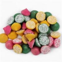 Mint Nonpareils, 7 oz.  · Melt-in-your-mouth candy with refreshing mint flavor, dipped in your favorite candy seeds.