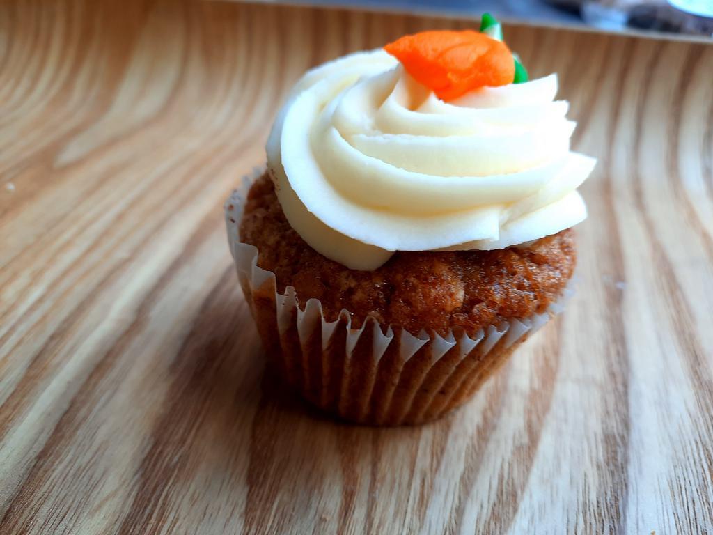 Carrot Cupcake   · our best seller!  with cream cheese frosting