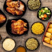 XL Family Meal Deal · Sometimes you need to feed an army.   3 Whole Chickens, 6 Large Sides, and 12 cornbread will...