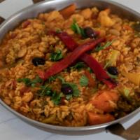 Arroz de Legumes (*Vegetarian Paella) · Succulent Rice and Vegetable Stew (Veggie Paella)