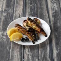 Sardinhas (Regular)  · 2 Grilled Portuguese Sardines 