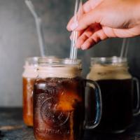 Cold Brew · Coffee brewed cold for 16-24 hours. Made from our Mexican or Peruvian bean. 