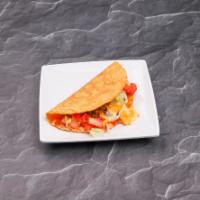 Taco · The taco is tortilla wrapped around a filling and fried crisp. Ground beef, shredded beef or...