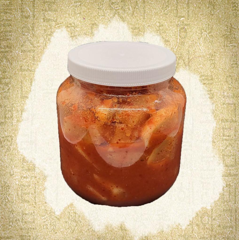 Radish Kimchi  · Mix of fermented vegetables. 