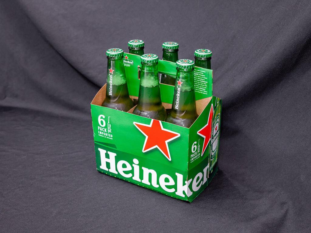 Heineken 6 Pack-12 oz. Bottle Beer · 5.0% ABV. Must be 21 to purchase.