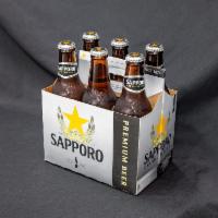 Sapporo Premium · 6 pack, 12 oz. Bottle beer. 4.9% ABV. Must be 21 to purchase.