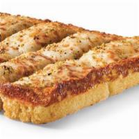 Italian Cheese Bread · Ten pieces of freshly baked bread with a crispy edge, covered with cheese and topped with It...