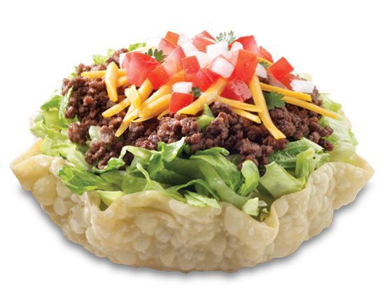 Taco Salad · Seasoned beef or chicken with cheddar cheese and homemade salsa Fresca served on shredded lettuce in a crispy tortilla bowl.