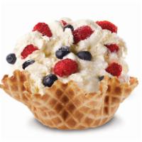 Berry Berry Berry Good® · Sweet Cream Ice Cream with Raspberries, Strawberries and Blueberries.