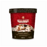 Founder's Favorite® · Sweet Cream Ice Cream with Pecans, Brownie, Fudge and Caramel.