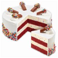 Cake Batter™ Confetti · Layers of Moist Red Velvet Cake and Cake Batter Ice Cream® with Rainbow Sprinkles Wrapped in...