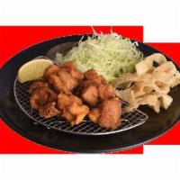 A22. Chicken Karaage チキンから揚げ · Japanese Style Fried Chicken with Special Plum Sauce