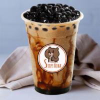 J4. Brown Sugar Coffee Milk Tea w. Tapioca 