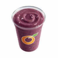 Premium Fruit Smoothie · Real fruit blended with low-fat yogurt and sweetener.
