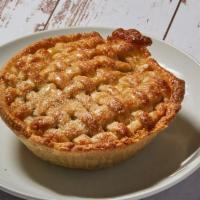 Salted Caramel Apple Pie · Hand made caramel sauce with a blend of sweet and tart apples. We add a spice blend and fini...