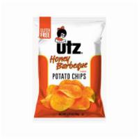 Utz Potato Chips Honey BBQ 2.75oz · Perfectly crispy, freshly cooked potato chips dusted in smoky seasonings with a hint of honey