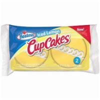 Hostess Iced Lemon Cupcakes 2 Count 3.17oz · A moist lemon cupcake filled with sweet cream and topped with yellow icing.